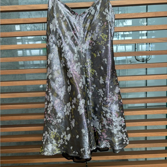 GANNI silver slip dress - Picture 5 of 7